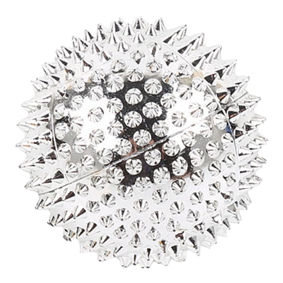 Hand Acupressure Massage Ball Set for Reflexology and Stress Relief Silver
