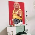 thumbnail image 4 of Hulk Hogan championship belt in 1980s in the ring 2025 Size 24''x36'' - Postora, 4 of 5