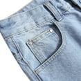 thumbnail image 6 of Nrmvnmi Men's Ripped Trunks Stretchy Washed Jeans Trunks Cut-Off Classic Biker Jeans Trunks Father's Day Gifts For Dad ,4th of July Gifts for Men, 6 of 8