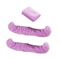 thumbnail image 4 of 2 piezas figuran guardias de hielo guardias de hockey sobre hielo cubiertas de cuchillas para hombres mujeres Púrpura, 4 of 8