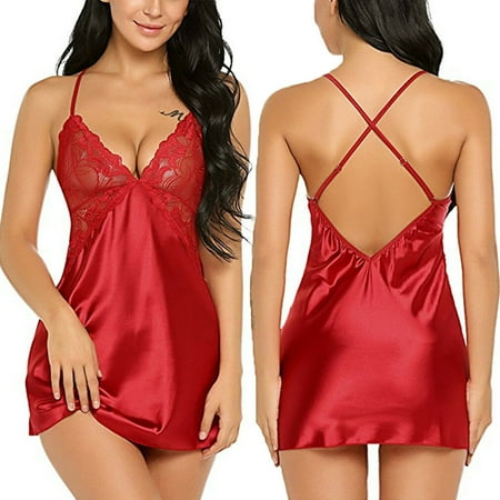 

Lookwoild -Lingerie-Sleepwear-Lace-Women-G-string-Dress-Underwear-Babydoll