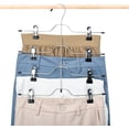 thumbnail image 2 of Happon Skirt Hangers 4 -Tier Pants Hanger Space Saving Hangers Closet Organizer for Shorts, Jeans (1 Pc), 2 of 6