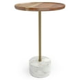 thumbnail image 5 of Simpli Home Becker 15 inch Wide Solid Acacia Wood Modern Side Table in Natural, 5 of 6