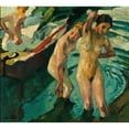 thumbnail image 3 of Leo Putz 22x20 Black Modern Framed Museum Art Print Titled - Bathers (1922), 3 of 5
