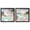 Black Frame, variant on Soft Mirage Abstract Duet Shadowbox Print Modern Wall Decor Set by Art Remedy, Black Frame, 12 x 12