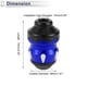 thumbnail image 4 of Protector de guardabarros de rueda de aleación de aluminio de 15mm, slider de marco de motocicleta, 46mm, 74mm, azul, 2 Pcs, 4 of 7