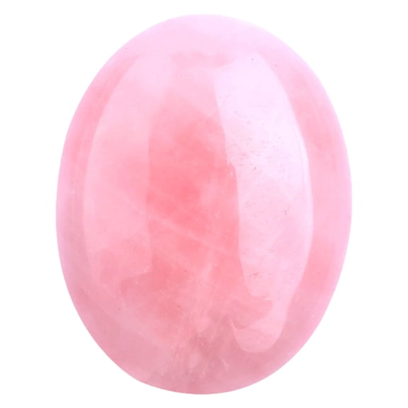 1PCS Healing Crystals Palm Stone Set Oval Crystal Amethyst Rose Quartz Obsidian Clear Quartz Polished Natural Stones Pocket Gemstone Home Decoration for Meditation and Anxiety Stress Relief