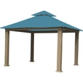 thumbnail image 1 of ACACIA 14' x 14' Aluminum Frame with OutDura Soft Top Gazebo in Island Blue, 1 of 13