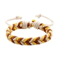 thumbnail image 1 of Pulsera Bohemia tejida a mano para parejas, portátil, regalo para hombres y mujeres, brazaletes ajustables para aniversario, cumpleaños, fiesta, damas, 1 of 8
