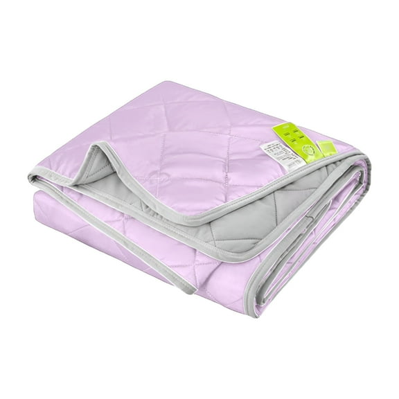 LAMIRO Weighted Blanket for Adults - Cooling and Breathable Heavy Blanket with Premium Glass Beads -Cooling Weighted Blankets for Adults Soft Thick Blanket for All-Season Sleeping Comfort 43*60 In