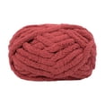 thumbnail image 1 of Hilo de lana grueso BLESIY Hilo de peso Hilo de tejer a mano Hilo Jumbo Rojo oscuro, 1 of 8