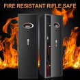 2024 New 7 8 Fireproof Biometric Gun Safes For Home Rifle And Pistols Heavy Duty Anti Theft 3823