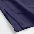 thumbnail image 4 of Qiyinn Men's Spring/Summer Solid Color Linen Button-Down Loose Stand Collar Short-Sleeve Shirt, 4 of 7