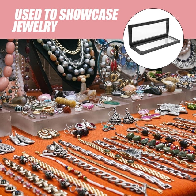 AURARMLET 2Jgo Para Anillos Negro Para Organización Y Exhibición De Joyería
