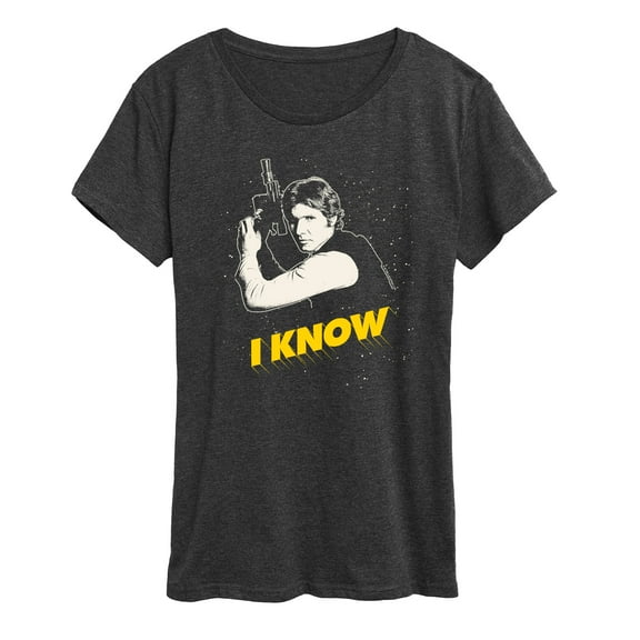 Star Wars - Valentine Han Solo I Know - Women's Short Sleeve Graphic T-Shirt