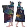 thumbnail image 2 of Cyberpunk: Edgerunners beach Cape Towel.Children's version 30inx50in., 2 of 9