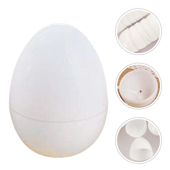 FRCOLOR  30 Pcs Artificial Chicken Eggs Decorative Filled Child White