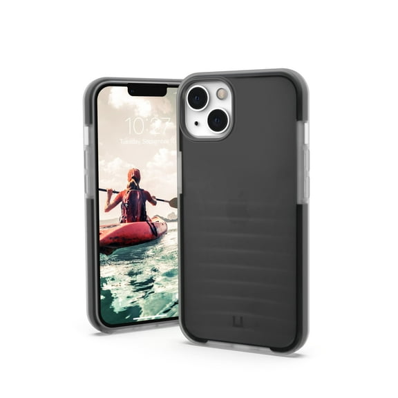[U] by UAG iPhone 13 Case [6.1-inch screen] Wave Slim Fit Lightweight Stylish Translucent Impact Resistant Protective Phone Cover, Ash