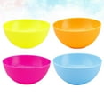 thumbnail image 3 of 4pcs Colorful Plastic Children Dinner Bowl Food Bowl  Shape Design Rice Soup Bowl for Kids (Mixed Color), 3 of 6