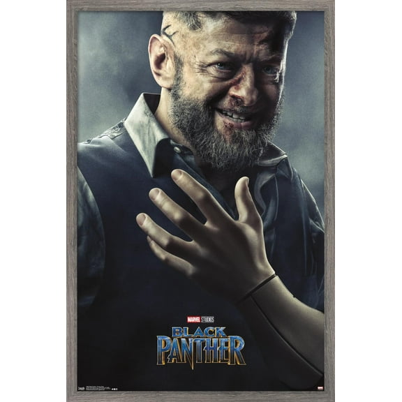 Marvel Cinematic Universe - Black Panther - Ulysses Klaue One Sheet Wall Poster, 14.725" x 22.375", Framed