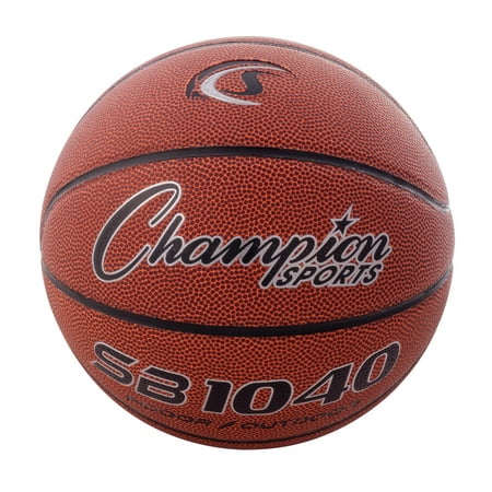 Composite Game Basketballs, For indoor or outdoor use By Champion