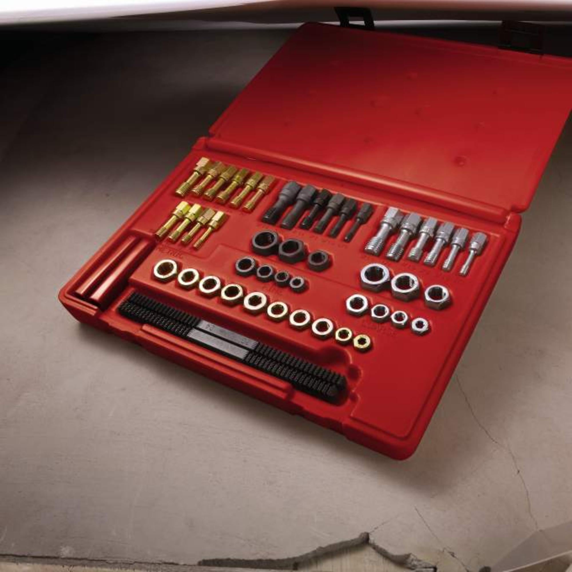 Craftsman Thread Restorer Kit 48 pc. SAE  Metric Tap and Dies Rethreading  Hand Tool 971 2750
