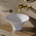 thumbnail image 2 of Ivy 16.5" Round Vessel Sink in Glossy White, 2 of 7