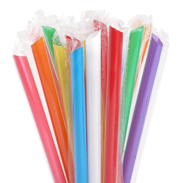 Pajitas para beber MYJIE Jumbo Smoothie Boba, 400 unidades