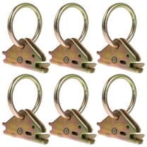 HOMEMAXS 6pcs Tie Down Anchor Heavy Duty Steel Camper Surface Mount For Trailer