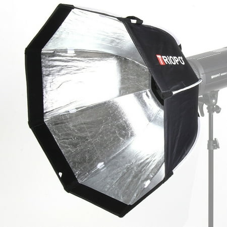 TRIOPO Octagonal Portable Softbox Bowens Mount Softbox: Quick Setup met opvouwbaar ontwerp, compatibiliteit voor boog, continue verlichting (K3-55/55cm/21,6in