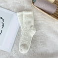 thumbnail image 2 of IDALL Fuzzy Fluffy Warm Cozy Slipper Socks for Men - Soft Comfy Fleece Sleep Socks Beige One Size, 2 of 3