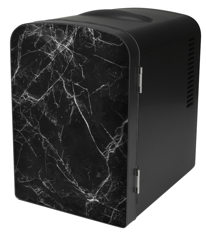 Personal Chiller 6Can Mini Space Cooler/Warmer K4107MRBK, Black Marble