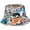 Graffiti, variant on Retro Jamaica Bucket Hat for Adult Fashion Doughnut Print Hat Travel Packable Sun Cap Outdoor Hat for Women and Men