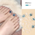 thumbnail image 1 of Fiudx Uñas con Brillantina, Parches para Uñas Postizas de Aplicación Rápida, Tabletas de Manicura de Larga Duración, Diseño de Uñas Fácil de Retirar, Uso Corto Plazo, Hipoalergénico, Tendencia de Mod, 1 of 2