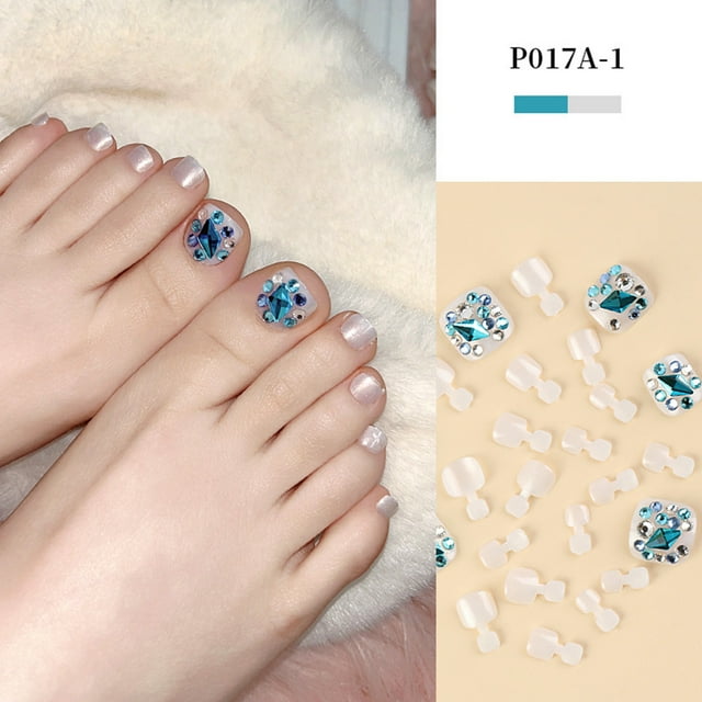 Fiudx Uñas con Brillantina, Parches para Uñas Postizas de Aplicación Rápida, Tabletas de Manicura de Larga Duración, Diseño de Uñas Fácil de Retirar, Uso Corto Plazo, Hipoalergénico, Tendencia de Mod