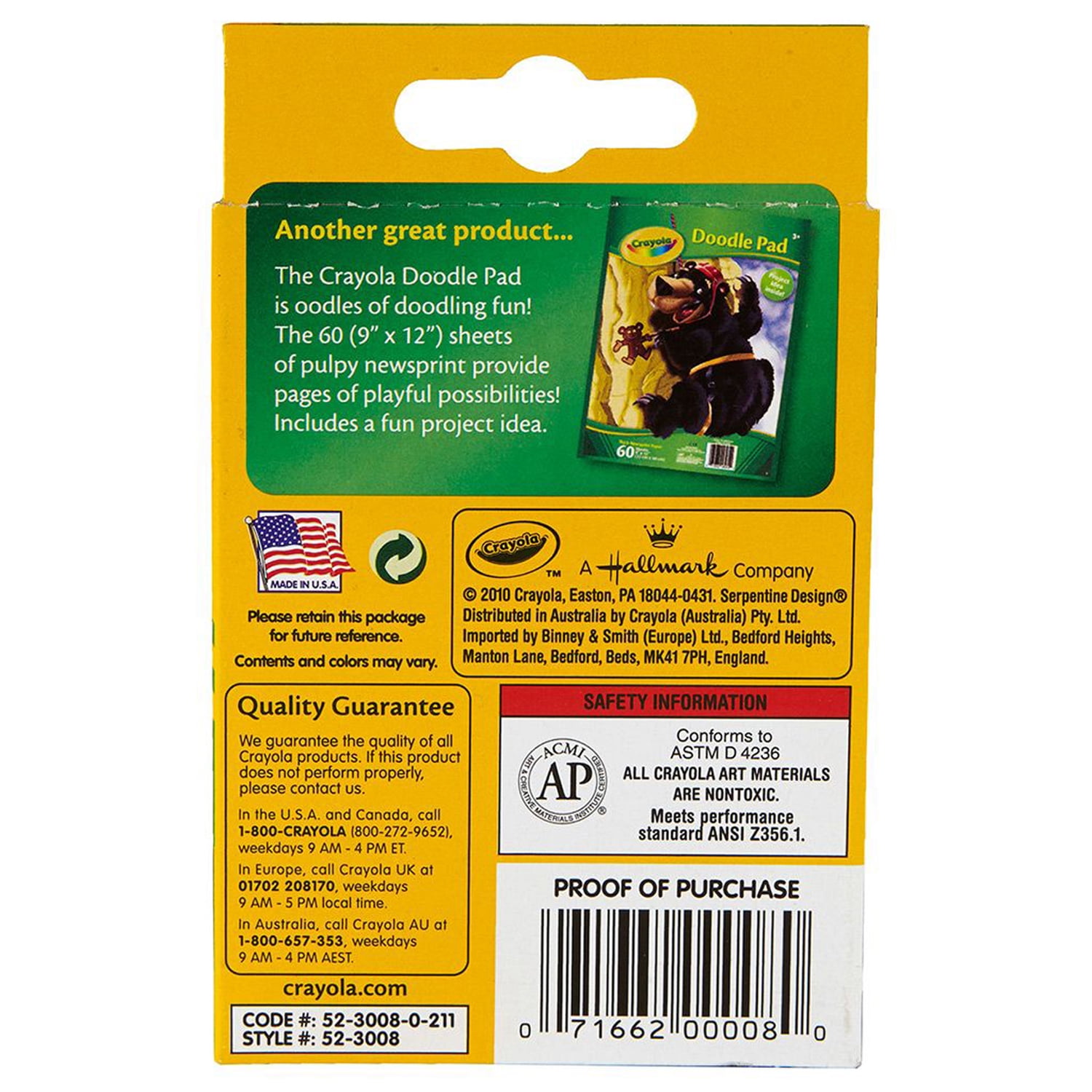Crayola Crayons, Regular Size, 8 Colors Per Box, 24 Boxes