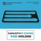 thumbnail image 5 of Coffee Pod Holder for Vertuo Capsules,Wall-Mounted Storage Rack for Coffee Capsules,Capacity:17,Silv, 5 of 5