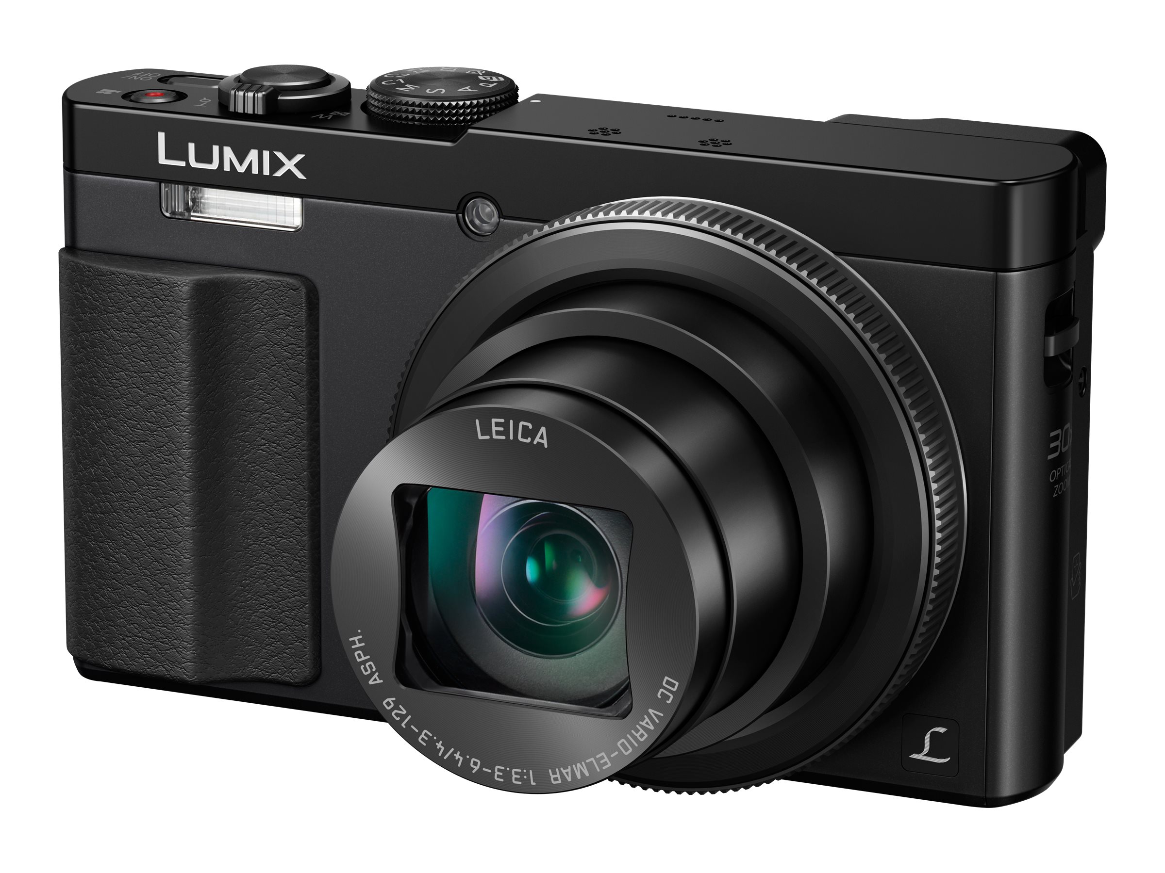 Panasonic Lumix DMC-ZS50 - Digital camera - compact - 12.1 MP - 1080p - 30x optical zoom - Leica - Wi-Fi, NFC - black - image 2 of 10
