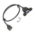 thumbnail image 4 of Cabecera Del Panel Frontal USB 3.1 Tipo E a Extensión Hembra USB 3.0 Tipo a, 4 of 9