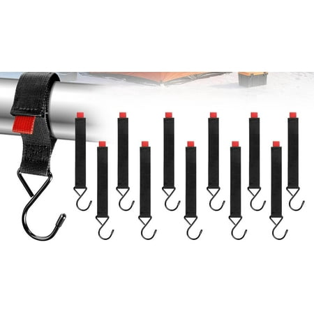 Ice Fishing Shelter Tent Hooks Heavy Duty Coat Hooks Accessory Hanger for Ice Fishing Tent Outdoor Camping Hunting Blinds