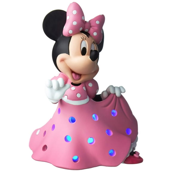Precious Moments Disney Showcase Minnie LED 183701 Musical, One Size, Multi