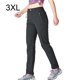 thumbnail image 4 of Jumpingount Pantalones de senderismo para mujer, pantalones finos de secado rápido de verano, pantalones de chándal elásticos a prueba de Prendas para la parte inferior del cuerpo Negro 3XL, 4 of 6