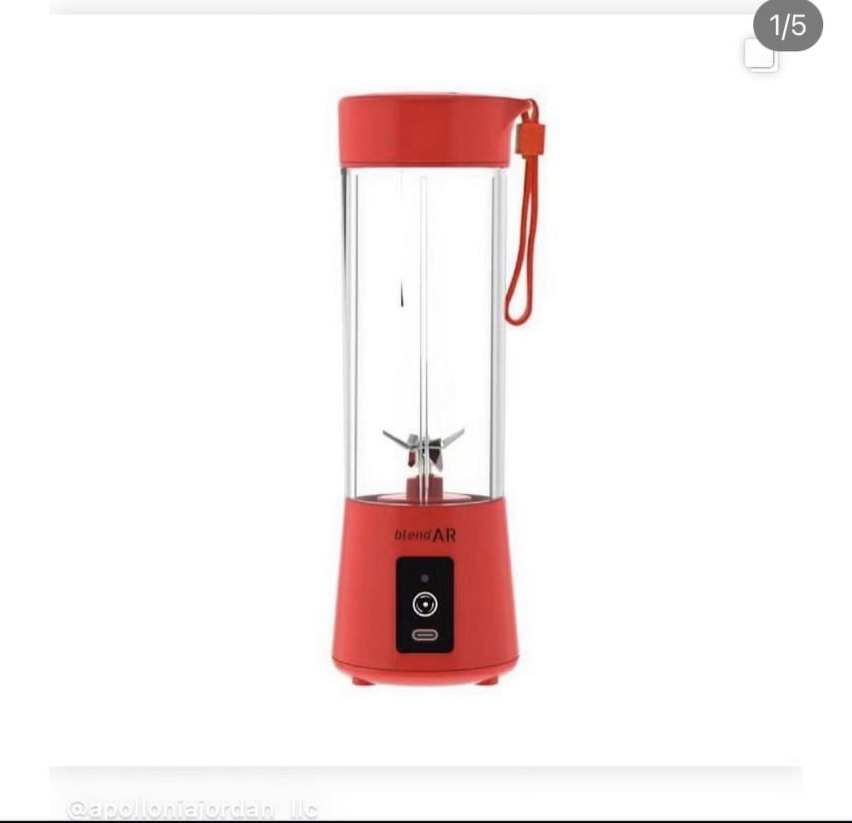 BlendAR Portable Blender, Battery Powered, 14 oz (Pink, Red, Blue & Black)