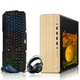 thumbnail image 1 of Restored HP Full Light Gaming PC Desktop Computer – AMD Pro A10-9700,RX 550 Graphics,16GB RAM,512GB SSD,RGB Keyboard with AI Copilot,Mouse,WiFi,RGB Headphone,Windows 11, 1 of 8