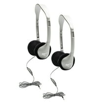 Hamilton Buhl HamiltonBuhl SchoolMate On-Ear Stereo Headphone with In-Line Volume Control Pack of 2