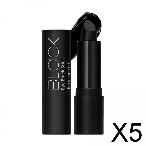 6xEye Sticks Negro para Deportes, Sticks para Ojos Deportivos, Pintura de Cara Negra para Ojos Deportivos, Sticks para Negros para Disfraz de Pintura de Cara de Béisbol 5 piezas