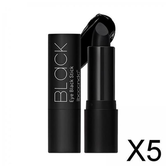 6xEye Sticks Negro para Deportes, Sticks para Ojos Deportivos, Pintura de Cara Negra para Ojos Deportivos, Sticks para Negros para Disfraz de Pintura de Cara de Béisbol 5 piezas