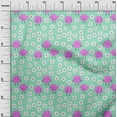 thumbnail image 3 of oneOone Velvet Sea Green Fabric Kids Craft Projects Decor Fabric Printed By The Yard 58 Inch Wide, 3 of 4