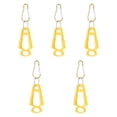 thumbnail image 2 of 5 piezas de pinzas para guantes para exteriores, gancho multiusos para construcción al aire libre Amarillo, 2 of 8