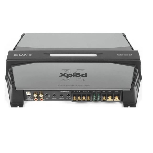 Amplificador para Auto XM-GTR3301D 330Wx1 40Hz Clase D Sony Potencia de salida 330W x 1